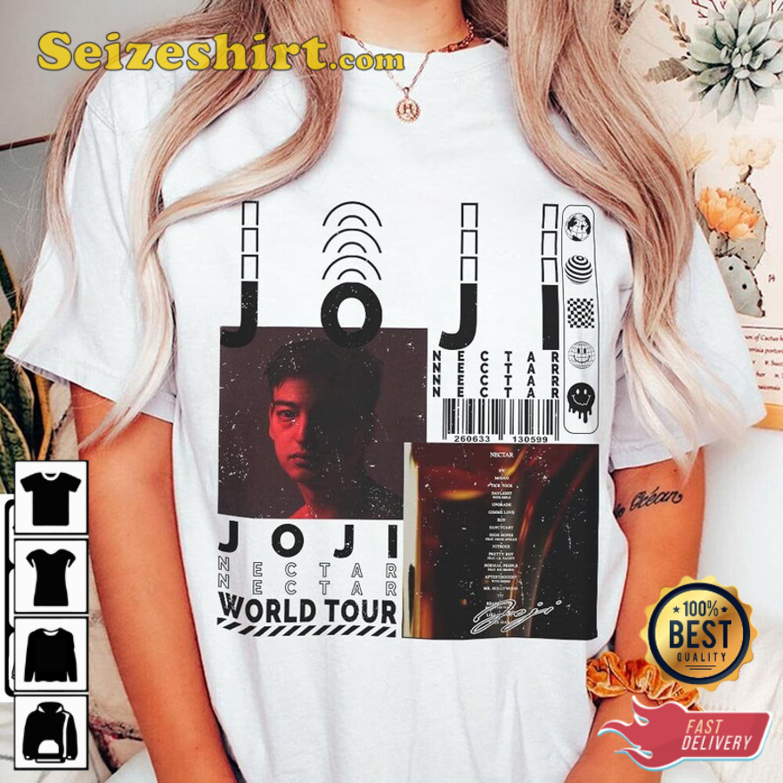 Vintage Joji Tee Album Nectar Pandemonium Tour 2026 T-Shirt Vintage Joji Tee Album Nectar Pandemonium Tour 2026 T-Shirt