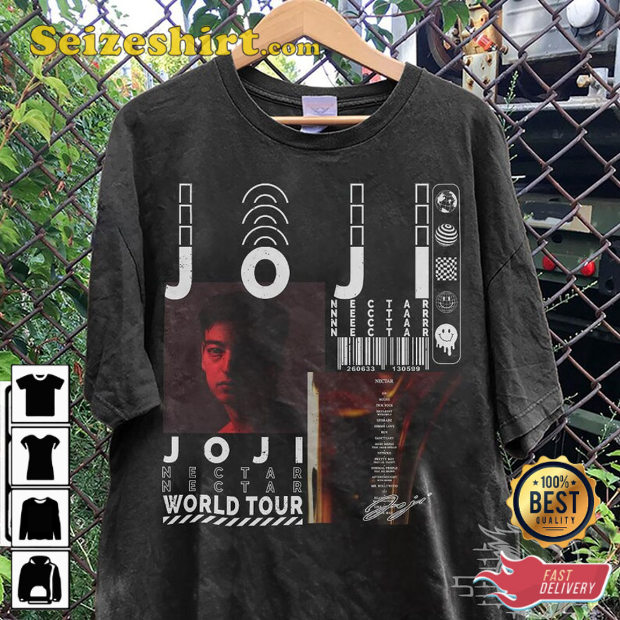 Vintage Joji Tee Album Nectar Pandemonium Tour 2026 T-Shirt Vintage Joji Tee Album Nectar Pandemonium Tour 2026 T-Shirt