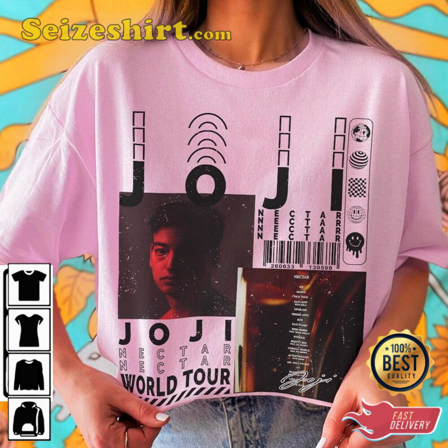Vintage Joji Tee Album Nectar Pandemonium Tour 2026 T-Shirt Vintage Joji Tee Album Nectar Pandemonium Tour 2026 T-Shirt