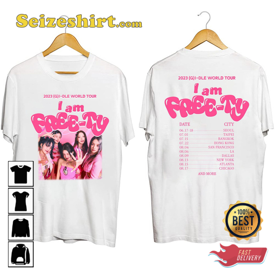 Gi-Dle 2026 World Tour Gift For Fan T-shirt Gi-Dle 2026 World Tour Gift For Fan T-shirt