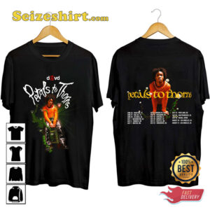 D4vd Tour 2026 Petals To Thorns Tour T-shirt