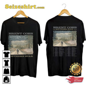 Brent Cobb Tour Southern Star 2026 Fan Gift T-shirt