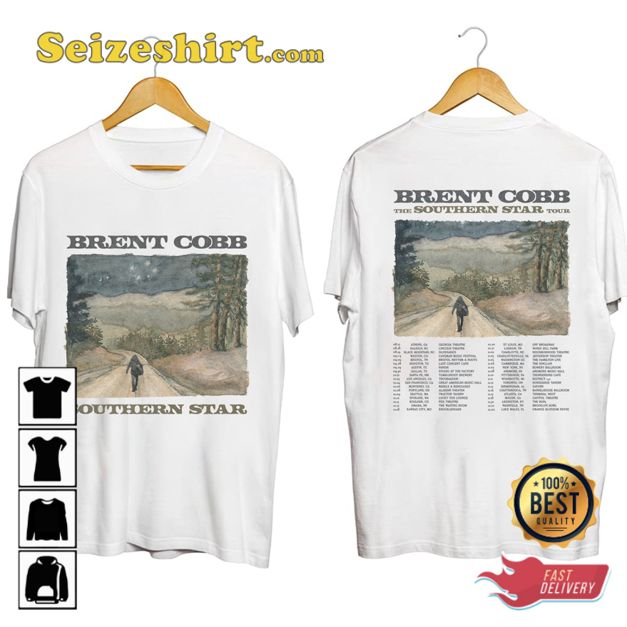 Brent Cobb Tour Southern Star 2026 Fan Gift T-shirt Brent Cobb Tour Southern Star 2026 Fan Gift T-shirt