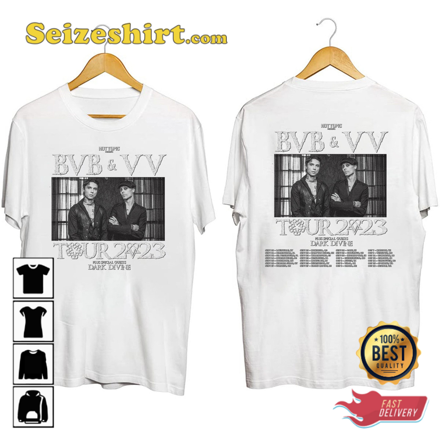 Black Veil Brides And VV Tour 2026 Ville Valo Co-headline Tour T-shirt Black Veil Brides And VV Tour 2026 Ville Valo Co-headline Tour T-shirt