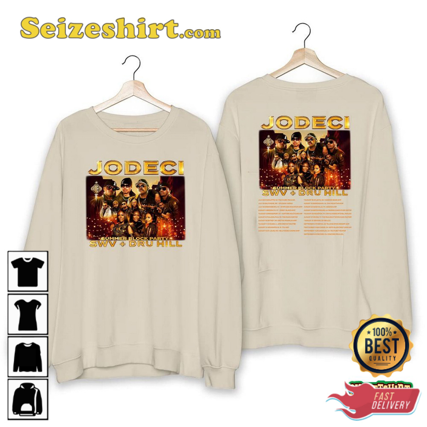 Jodeci Summer Block Party Tour 2026 T-Shirt Jodeci Summer Block Party Tour 2026 T-Shirt