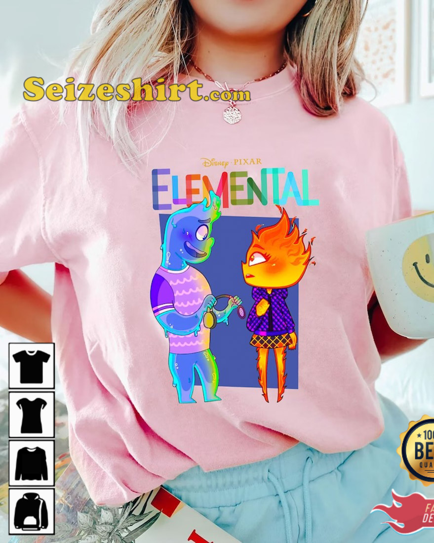 Disney And Pixars Elementa Natural Charmers T-Shirt Disney And Pixars Elementa Natural Charmers T-Shirt