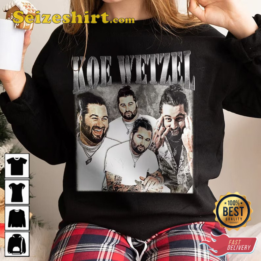 Koe Wetzel Country Music Vingate T-Shirt Koe Wetzel Country Music Vingate T-Shirt