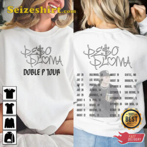 Peso Pluma Doble P Tour 2026 T-Shirt