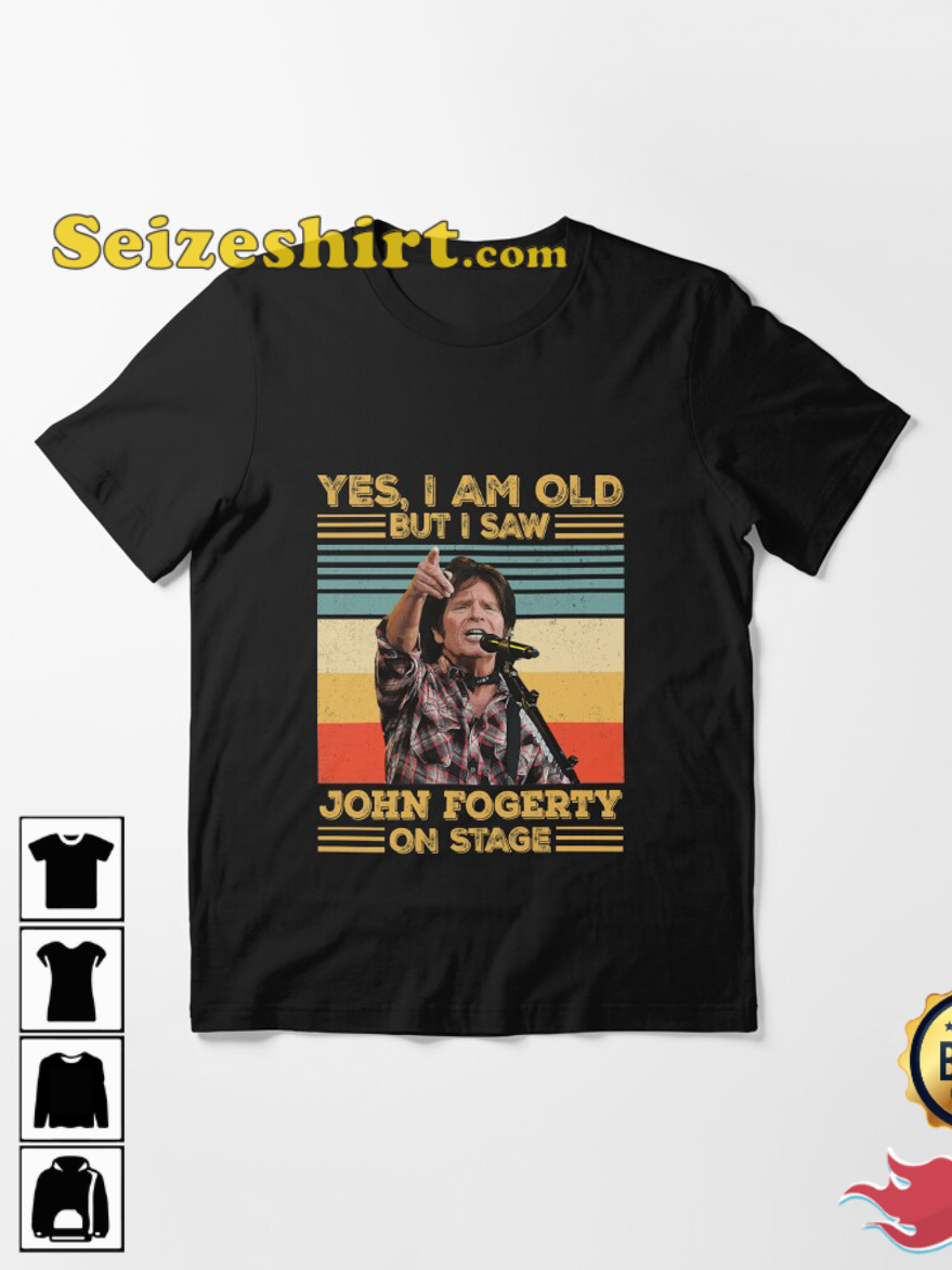 John Fogerty On Stage Retro Vingate Unisex T-Shirt John Fogerty On Stage Retro Vingate Unisex T-Shirt