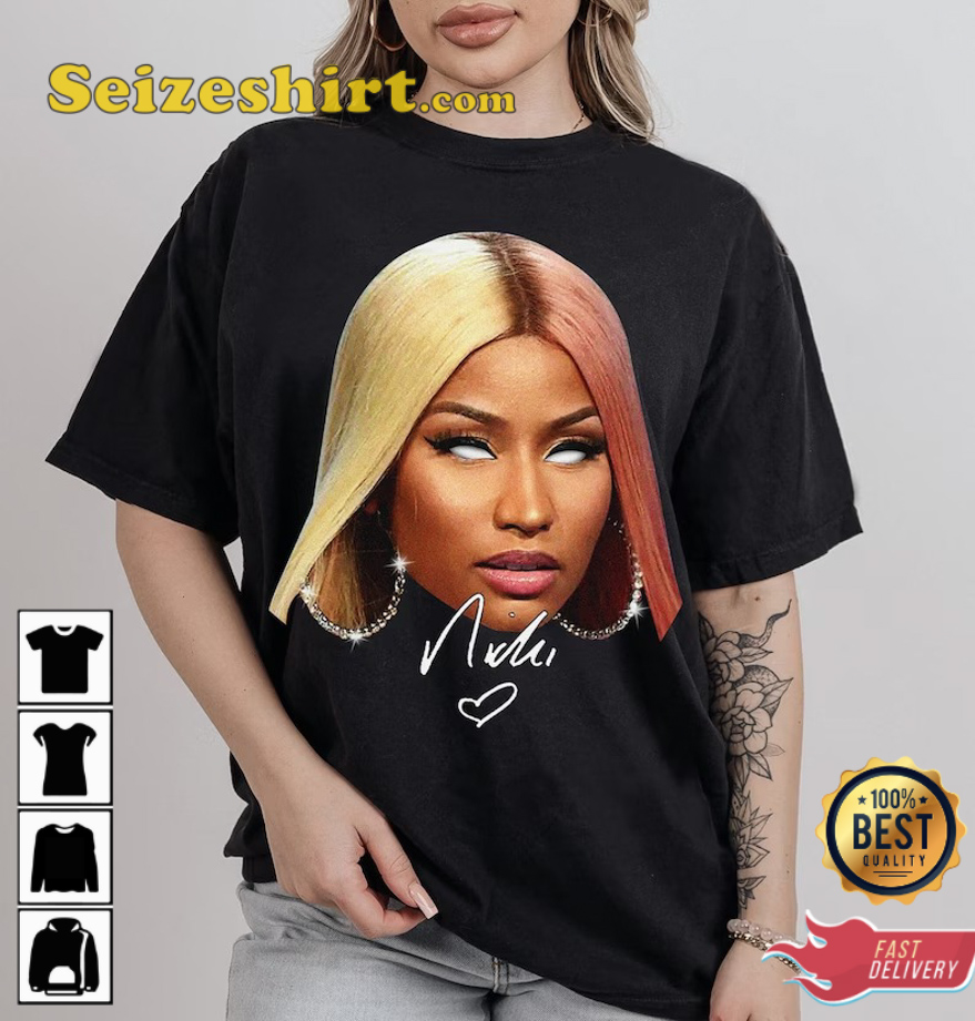 Big Face Nicki Minaj Hip Hop Unisex T-Shirt Big Face Nicki Minaj Hip Hop Unisex T-Shirt