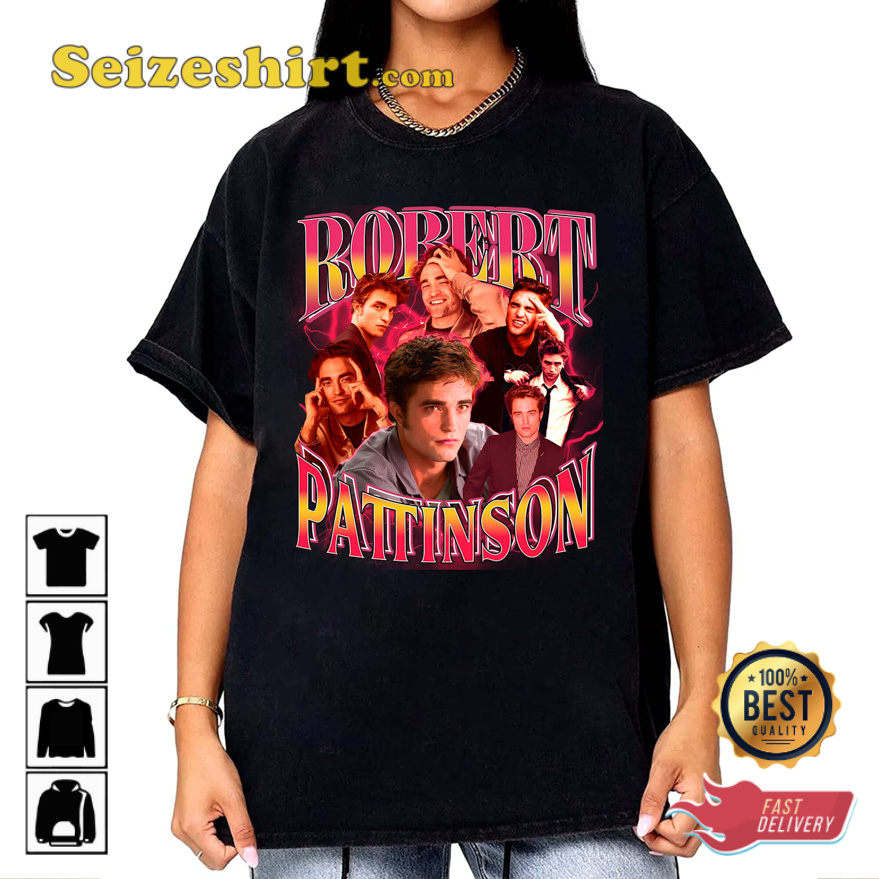 Robert Pattinson Edward Cullen Twilight Movie T-Shirt Robert Pattinson Edward Cullen Twilight Movie T-Shirt