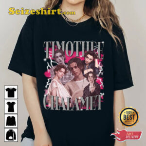 Timothée Chalamet SAG Call Me By Your Name Movie Retro T-Shirt 1 Vintage Timothee Chalamet Shirt Retro Timothee Chalamet Fan 1.jpg