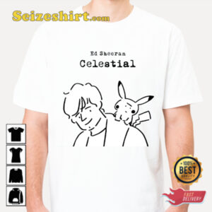 Ed Sheeran Tour 2026 Celestial Mathematics Tour Pikachu T shirt