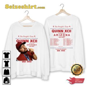 Quinn XCII Plans The Peoples Tour 2023 Fan Gift Double Side T shirt 1.jpg
