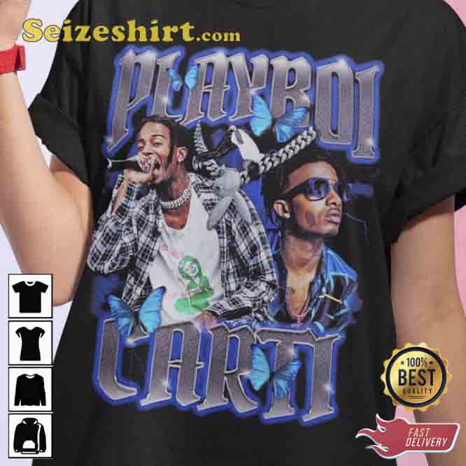 Vintage Playboi Carti New Choppa Fashion T-shirt Vintage Playboi Carti New Choppa Fashion T-shirt
