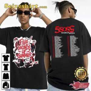 5SOS Five Seconds Of Summer World Tour 2026 Shirt