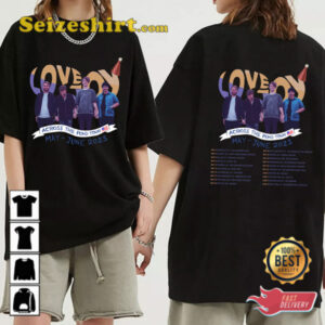 Lovejoy Across The Pond Tour 2026 World Tour Double Side Unisex Tee Shirt