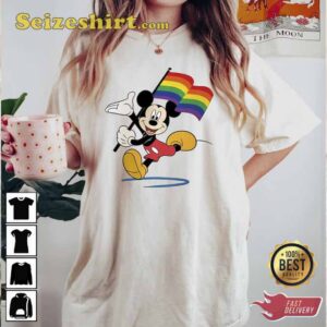 Vintage Disney Mickey Pride Nite 2026 LGBT Cotton T-Shirt