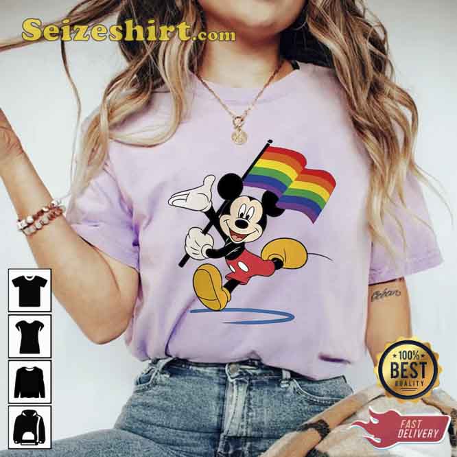 Vintage Disney Mickey Pride Nite 2026 LGBT Cotton T-Shirt Vintage Disney Mickey Pride Nite 2026 LGBT Cotton T-Shirt