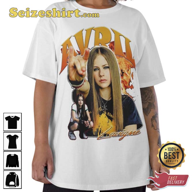 Vintage Avril Lavigne My Happy Ending Under My Skin T-shirt Vintage Avril Lavigne My Happy Ending Under My Skin T-shirt