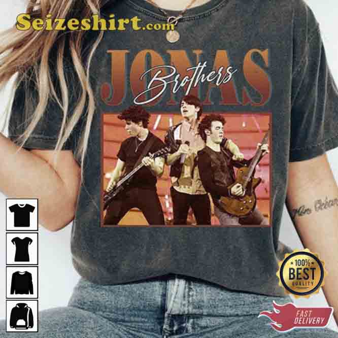Vintage Jonas Brothers Lovebug A Little Bit Longer Crewmeck Shirt Vintage Jonas Brothers Lovebug A Little Bit Longer Crewmeck Shirt