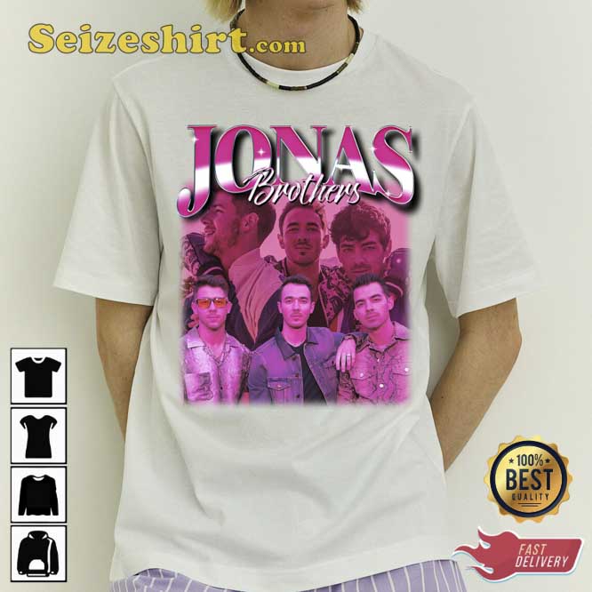 Jonas Brothers Give Love a Try Disney Channel Summer Rocks Vintage Bootleg Shirt Jonas Brothers Give Love a Try Disney Channel Summer Rocks Vintage Bootleg Shirt