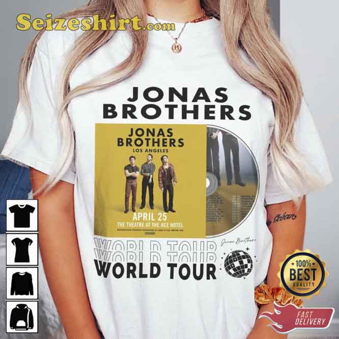 Vintage Jonas Brothers 5 Nights On Broadway Tour 2026 T-Shirt Vintage Jonas Brothers 5 Nights On Broadway Tour 2026 T-Shirt