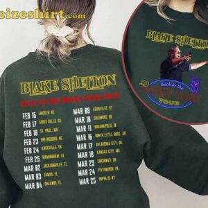 Blake Shelton Back to the Honky Tonk Tour 2026 Gainbridge Fieldhouse T-Shirt 2 Blake Shelton Back to the Honky Tonk Tour 2023 T Shirt3.jpg