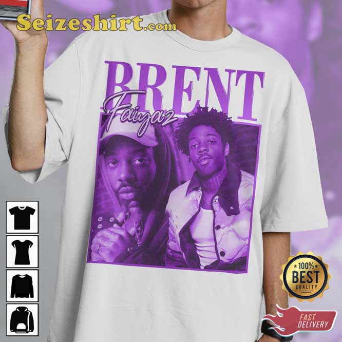 Brent Faiyaz R&B Singer Wasting Time Wasteland T-Shirt Brent Faiyaz R&B Singer Wasting Time Wasteland T-Shirt