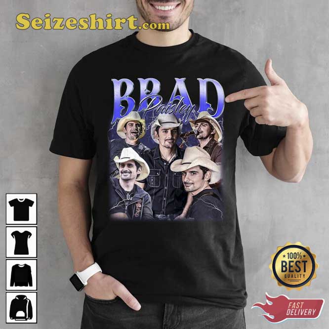 Brad Paisley Country Music Whiskey Lullaby T-Shirt Brad Paisley Country Music Whiskey Lullaby T-Shirt