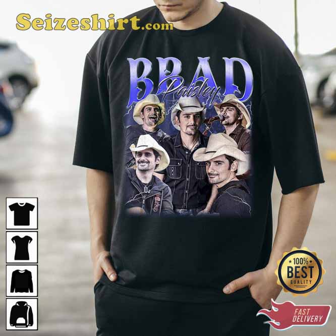 Brad Paisley Country Music Whiskey Lullaby T-Shirt Brad Paisley Country Music Whiskey Lullaby T-Shirt