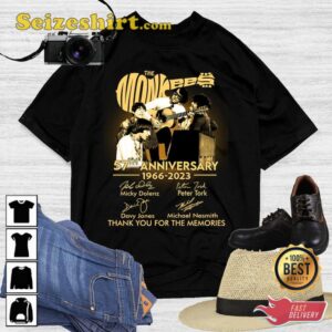 The Monkees 56th Anniversary 1966-2026 Signatures T-Shirt