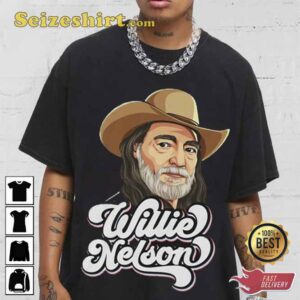 Willie Nelson On the Road Again Honeysuckle Rose T-Shirt 2 Willie Nelson Unisex Softstyle T Shirt3.jpg