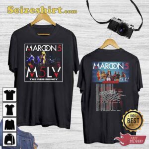 Maroon 5 M5LV The Residency World Tour 2026 Unisex Shirt