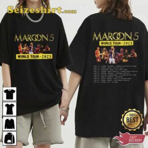 Maroon 5 Paris La Défense Arena Tour 2026 T-Shirt