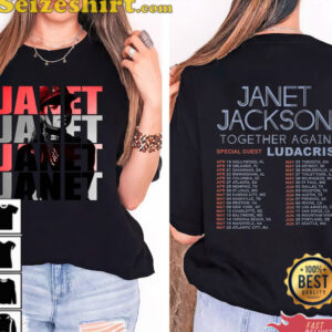 Janet Jackson Together Again Special Guset Ludacris Tour 2026 Shirt