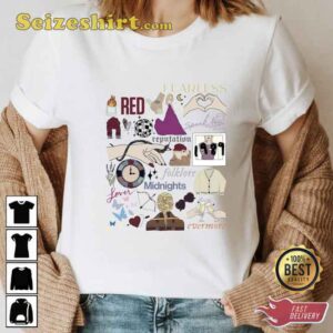The Eras Tour Folklore Midnights Lover Unisex Shirt