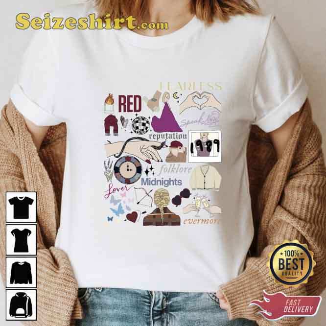 The Eras Tour Folklore Midnights Lover Unisex Shirt The Eras Tour Folklore Midnights Lover Unisex Shirt