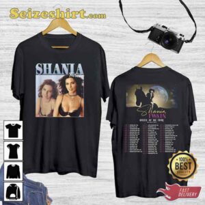 Vintage Shania Twain Queen Of Me 2026 Tour With Special Guest Breland Shirt