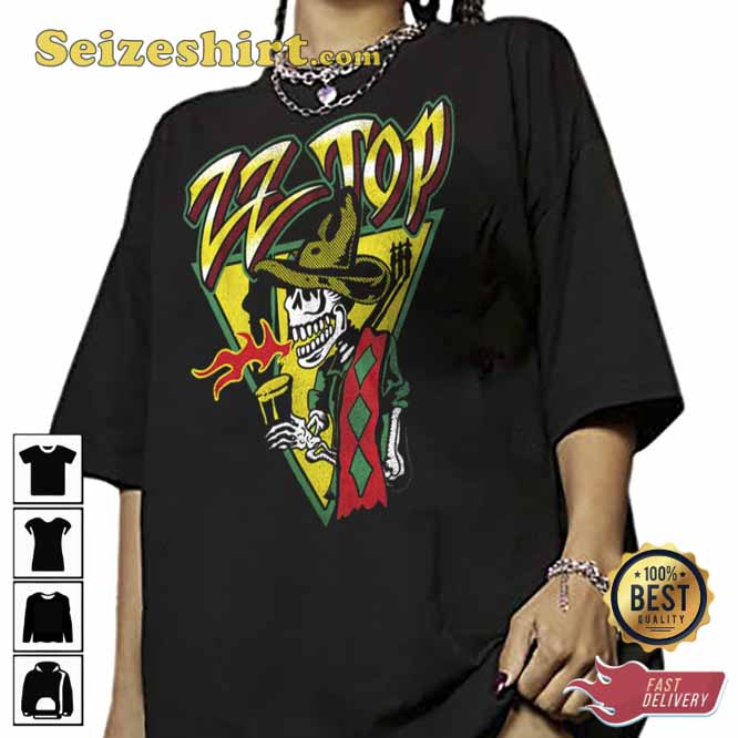 ZZ Top Mescalero Boyfriends Sharp Dressed Man Shirt ZZ Top Mescalero Boyfriends Sharp Dressed Man Shirt