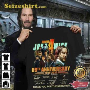 John Wick 09th Anniversary Signatures 2014-2026 T-Shirt