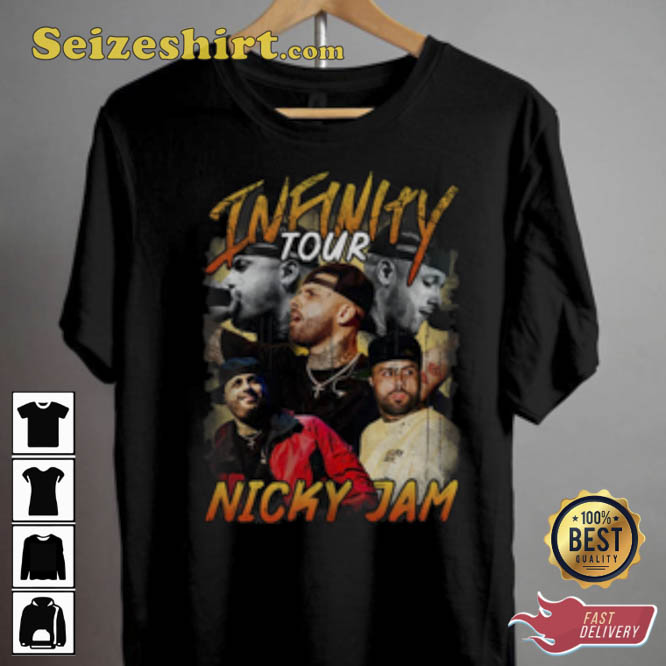 Nicky Jam Travesuras Infinity With Signature Unisex T-Shirt Nicky Jam Travesuras Infinity With Signature Unisex T-Shirt
