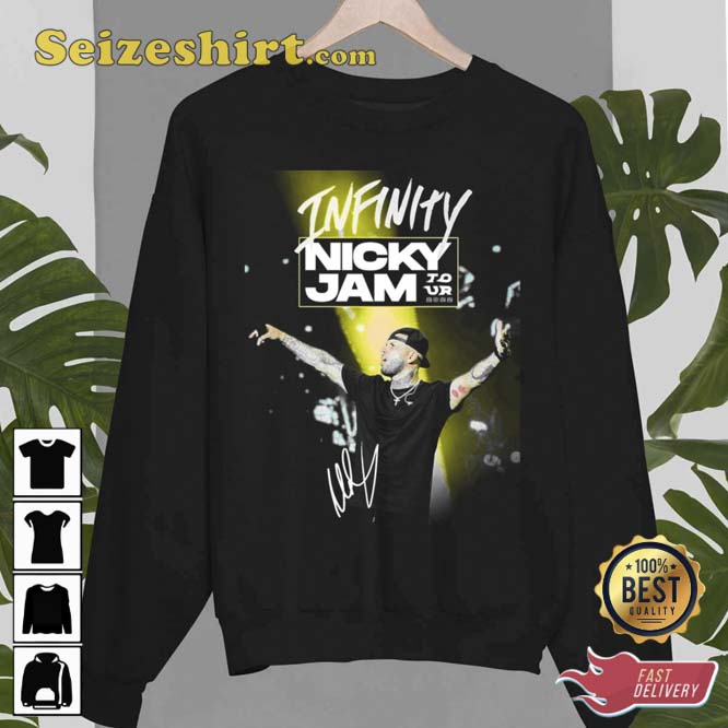 Nicky Jam The Voice Of Latin Urban Music Tour T-Shirt Nicky Jam The Voice Of Latin Urban Music Tour T-Shirt