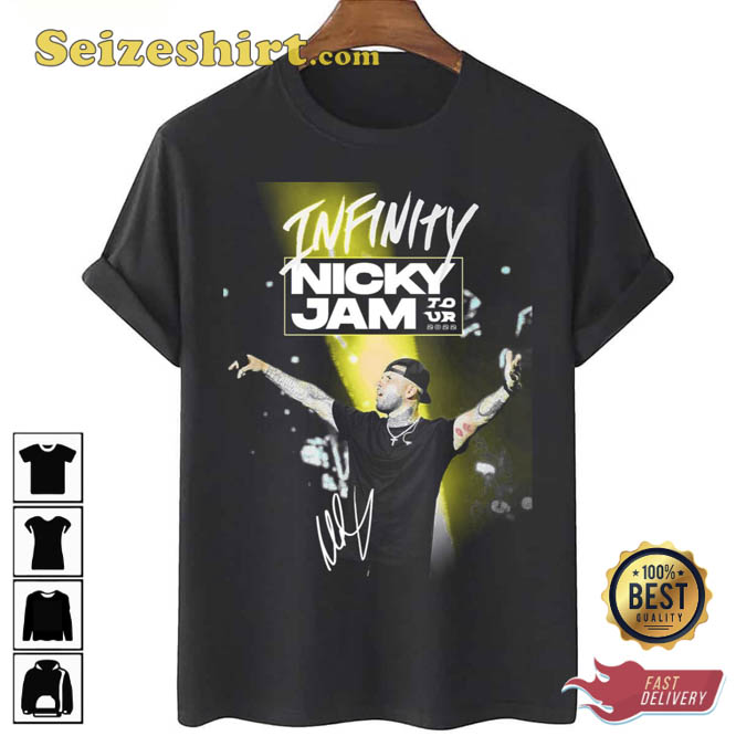 Nicky Jam The Voice Of Latin Urban Music Tour T-Shirt Nicky Jam The Voice Of Latin Urban Music Tour T-Shirt