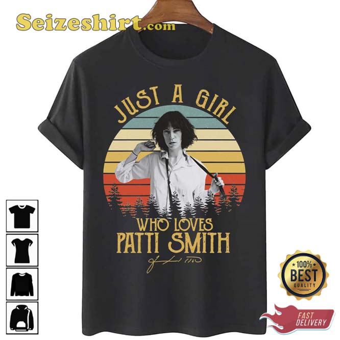 Just A Girl Who Loves Patti Smith Unisex T-Shirt Just A Girl Who Loves Patti Smith Unisex T-Shirt