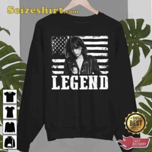 Distressed American Flag Patti Smith Music Legend Unisex T Shirt2.jpg