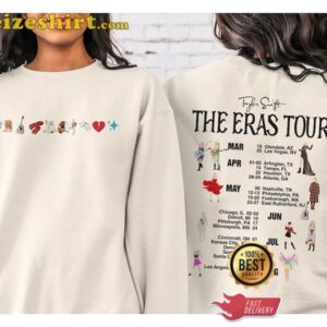 Swift Signature The Eras Tour Taylors Version 2026 Tour Music Concert Shirt