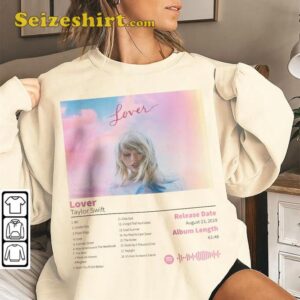Taylor Swiftie Lover Album Song Track Music Concert Unisex T Shirt Design2.jpg