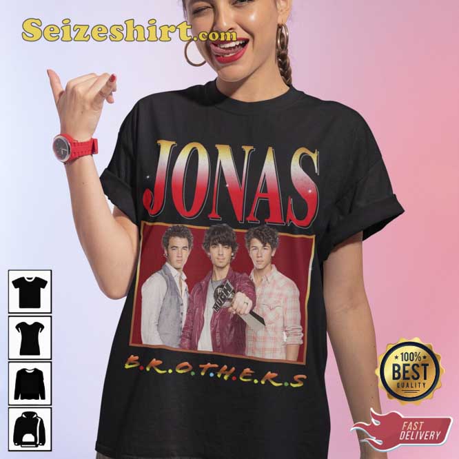 Jonas The Brothers Gift For Fan Pop Rock Music T-Shirt Design Jonas The Brothers Gift For Fan Pop Rock Music T-Shirt Design