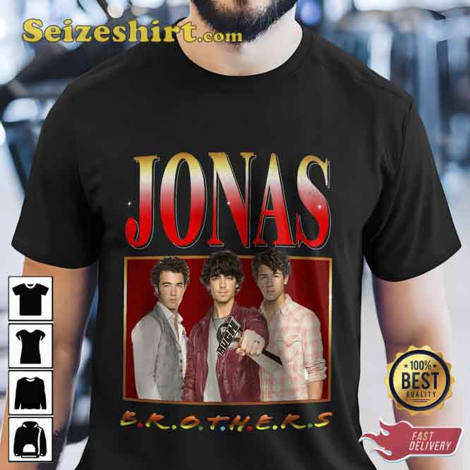 Jonas The Brothers Gift For Fan Pop Rock Music T-Shirt Design Jonas The Brothers Gift For Fan Pop Rock Music T-Shirt Design